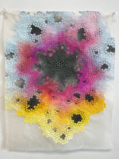 Abstract Geometric Drawings and Watercolour Paintings