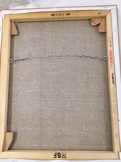 No room for squares - post graffiti street art dibujo al pastel sobre disco de vinilo