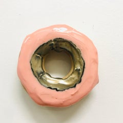 Frosty peach