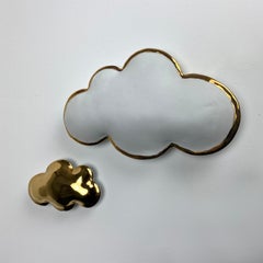 	Happy Days, 2 porcelain clouds, 1 X-Large gold rim and 1 small gold.