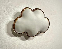 Happy Days, 1 gold rim porcelain cloud, medium size
