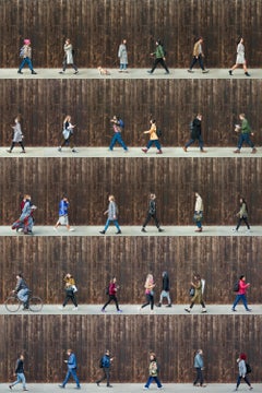 Xan Padron, Des personnes photographiques se promenant à Williamsburg, New York. Architectural.