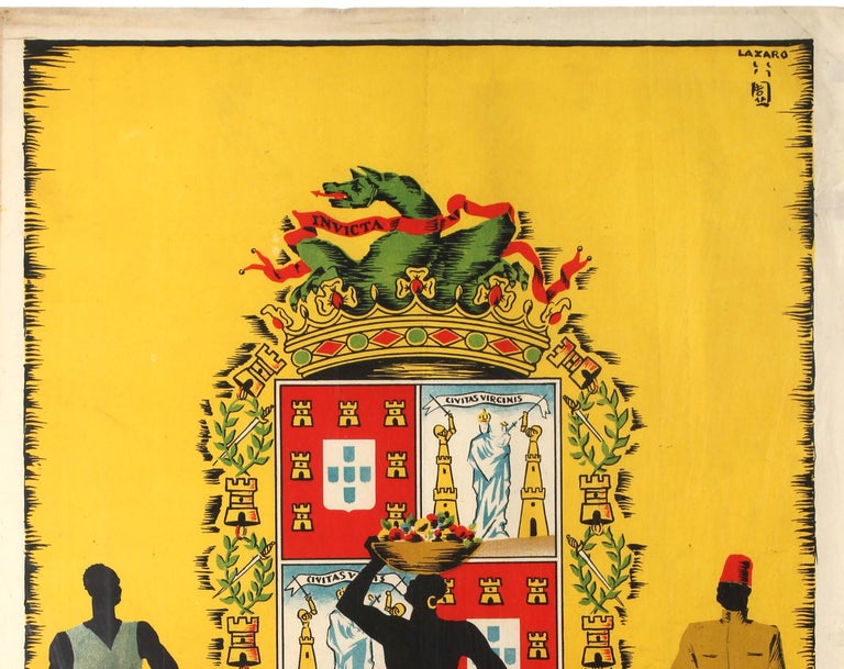 Lazaro - Original Vintage Poster Exposicao Colonial Exhibition Porto ...