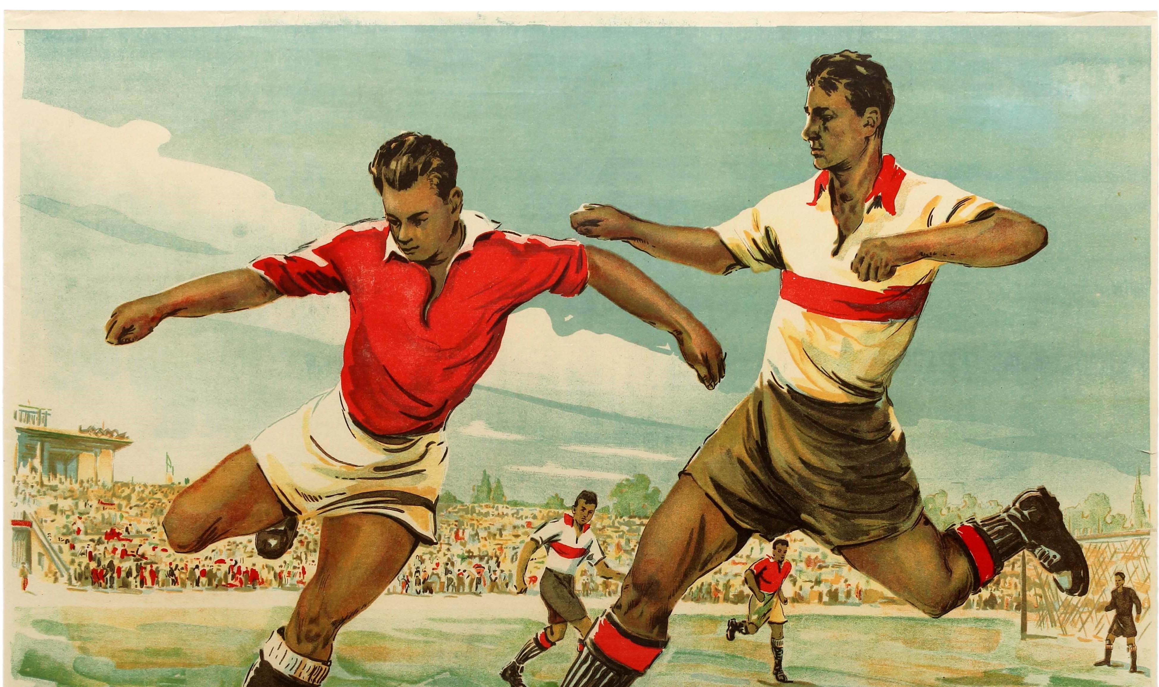 poster calcio vintage