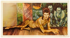 Original Vintage Poster David Bowie Diamond Dogs Iconic Rock Music Album Design