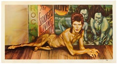 Original Vintage Poster David Bowie Diamond Dogs Iconic Rock Music Album Design 