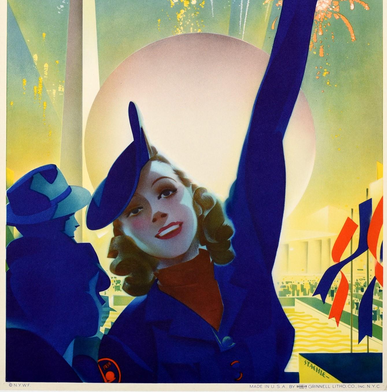 1939 world's fair poster