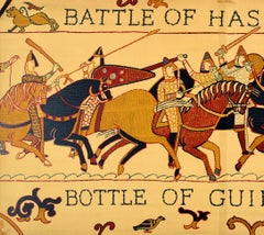 Original Vintage Poster Battle Of Hastings Guinness Beer Knights Horses Drink Ad