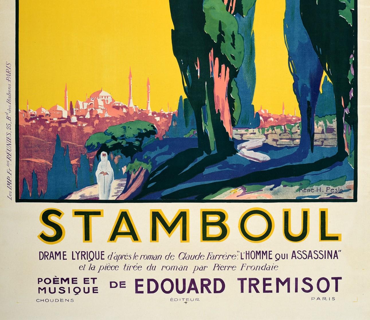 istanbul vintage poster