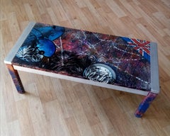 Bird Table art on furniture