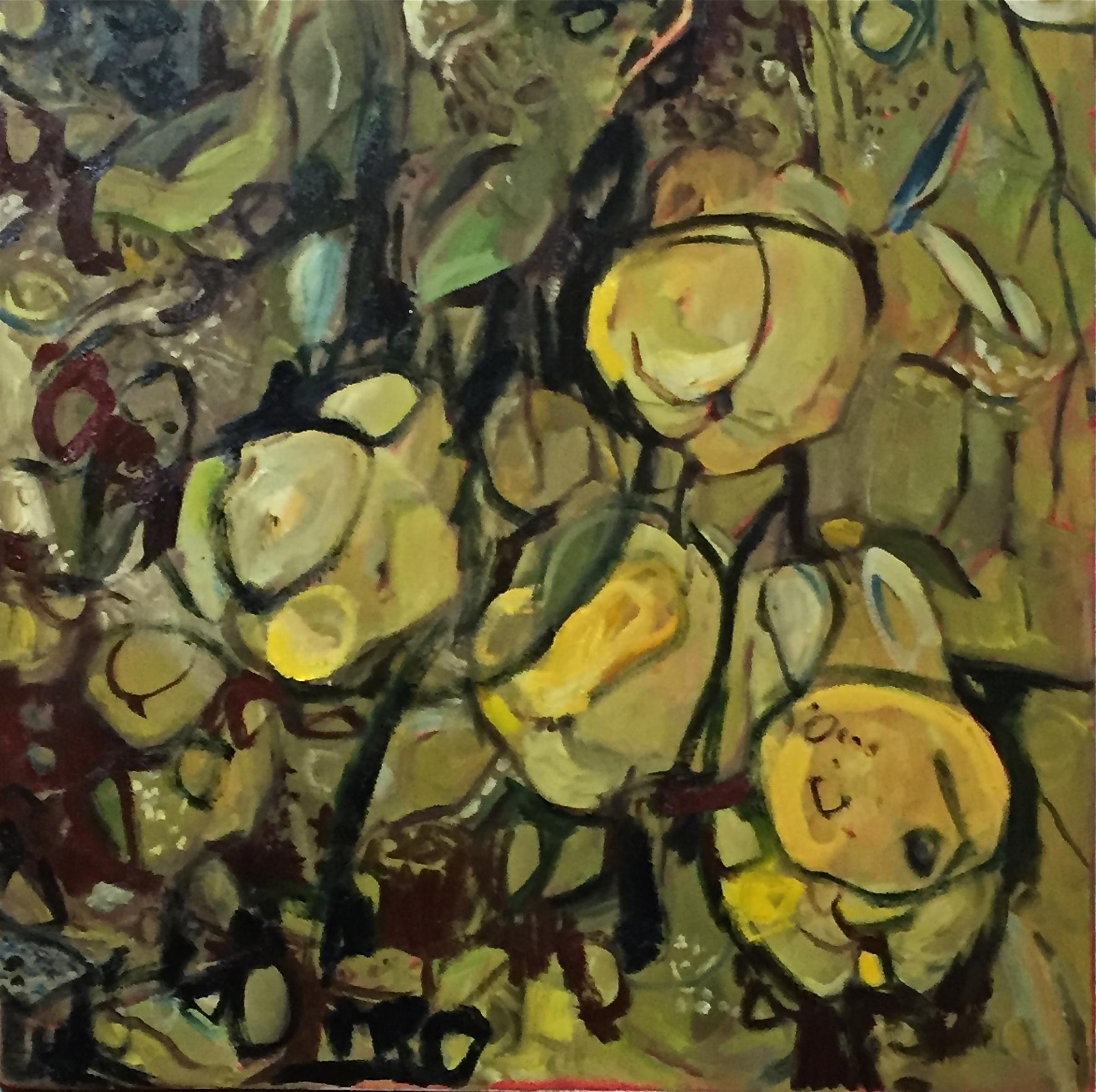 Elaine Kazimierczuk Abstract Painting - Quinces