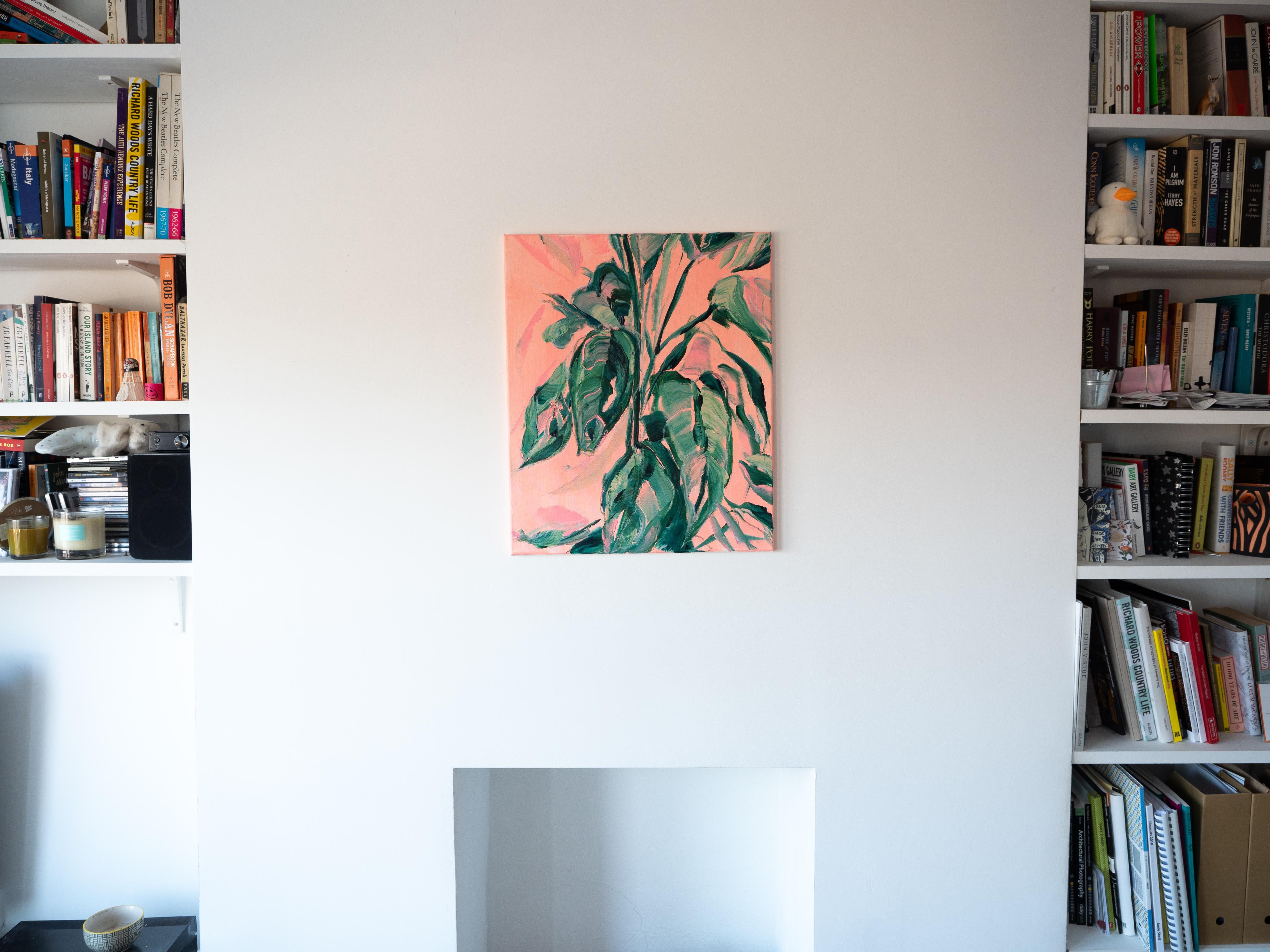 Grace Original Acrylic paint oil pastel Signed RA Summer exhibition 2019 - Painting by Elizabeth Power