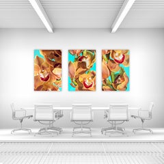 Orchid 01, spring limited edition, on aluminium personally signed, ready to hang