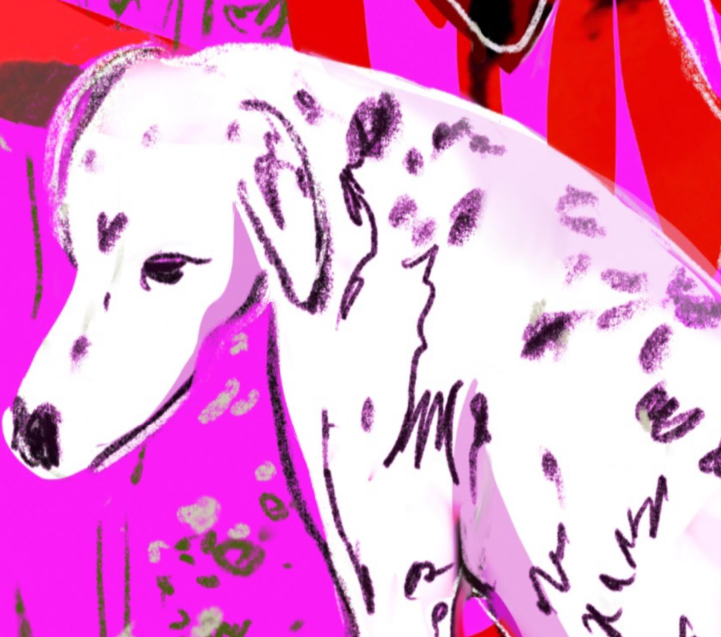 Brighton and Dalmation limited edition print expo Art is Fashion London Fashion  For Sale 2