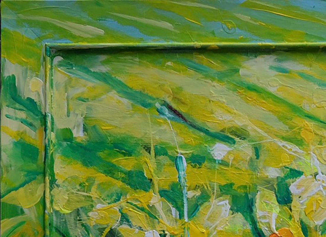 field of daffodils painting