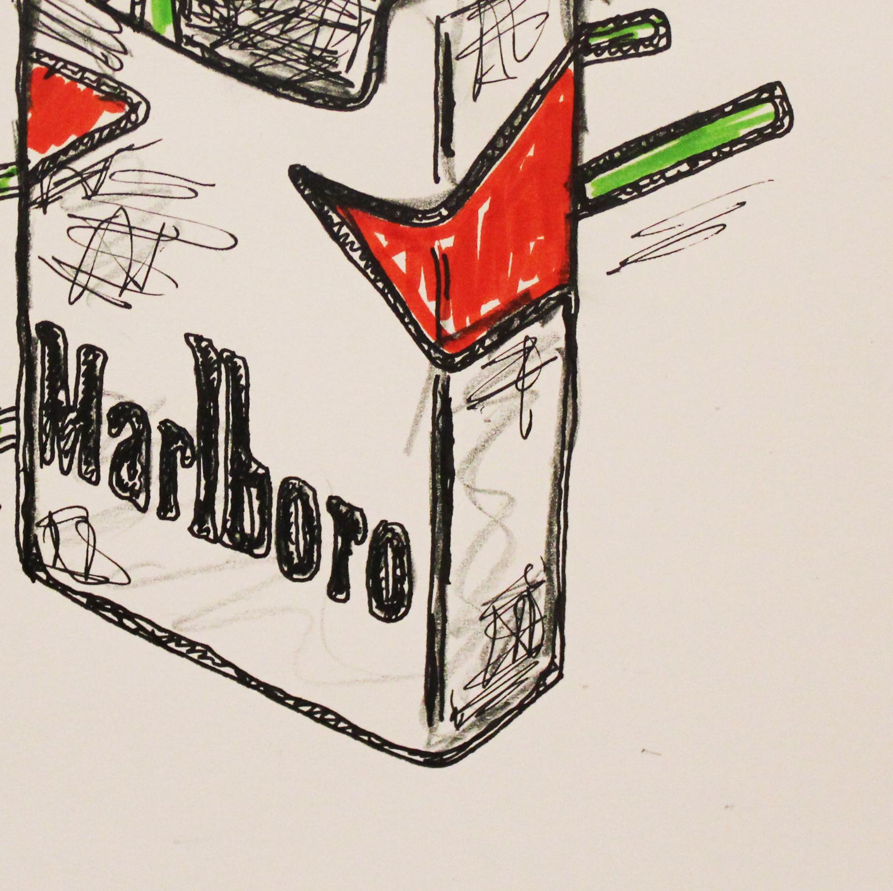 marlboro drawing