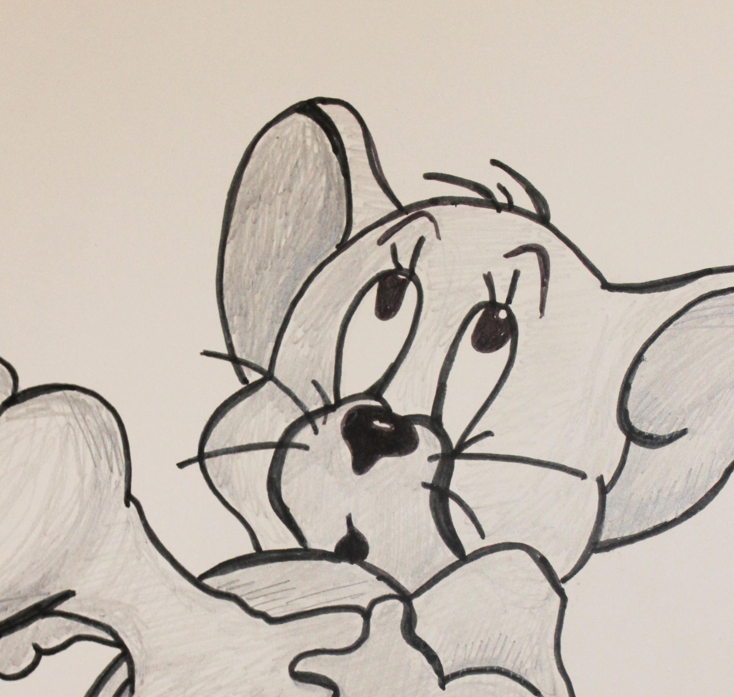 « You Make Me Feel Alive », dessin original de minnie souris signé eyal booker love - Art de Tal Booker