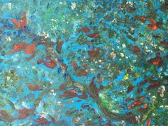 Crimson Dwarf-1 - Oil painting on Canvas