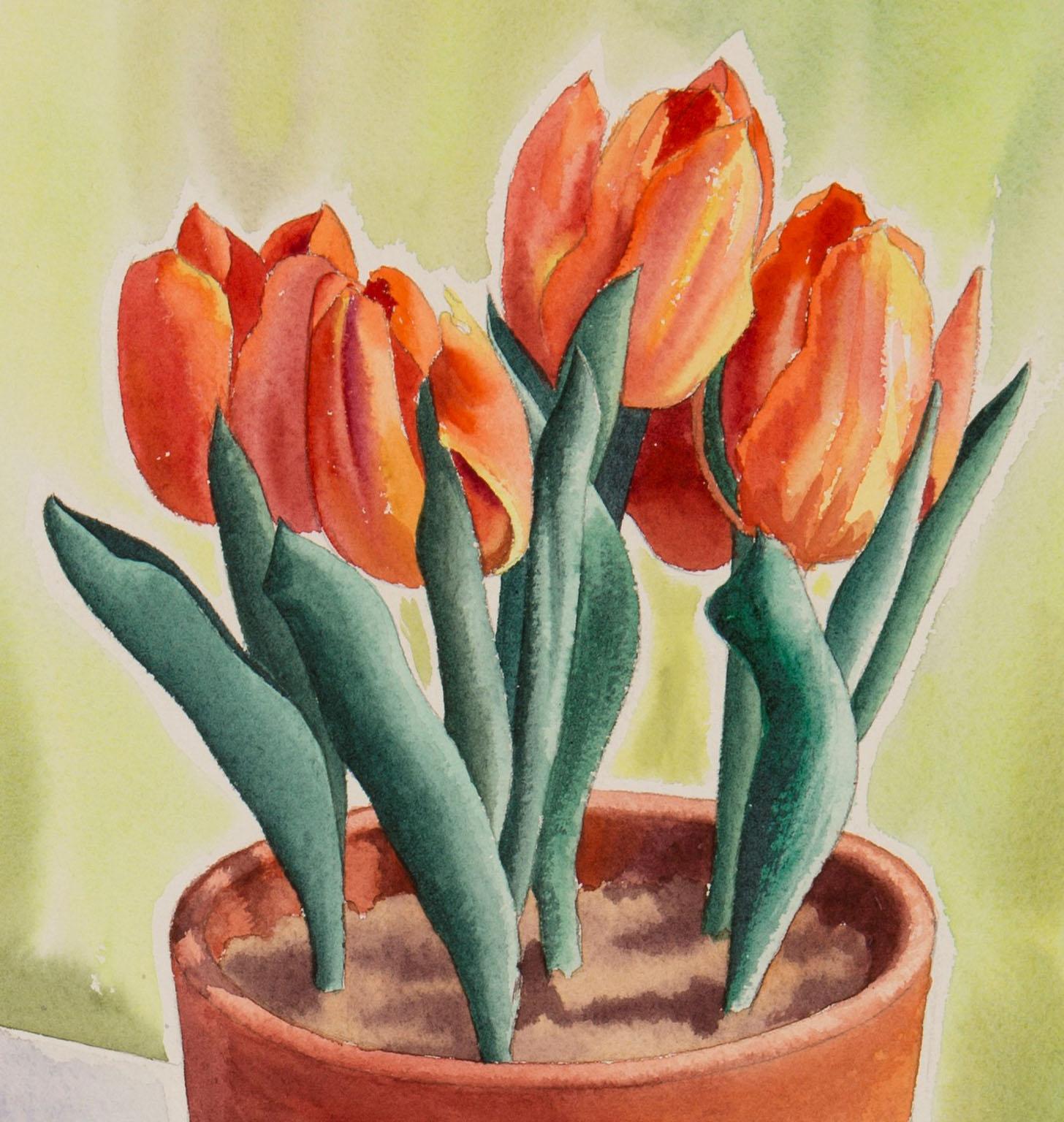 Tulips - American Modern Art by Zama Vanessa Helder
