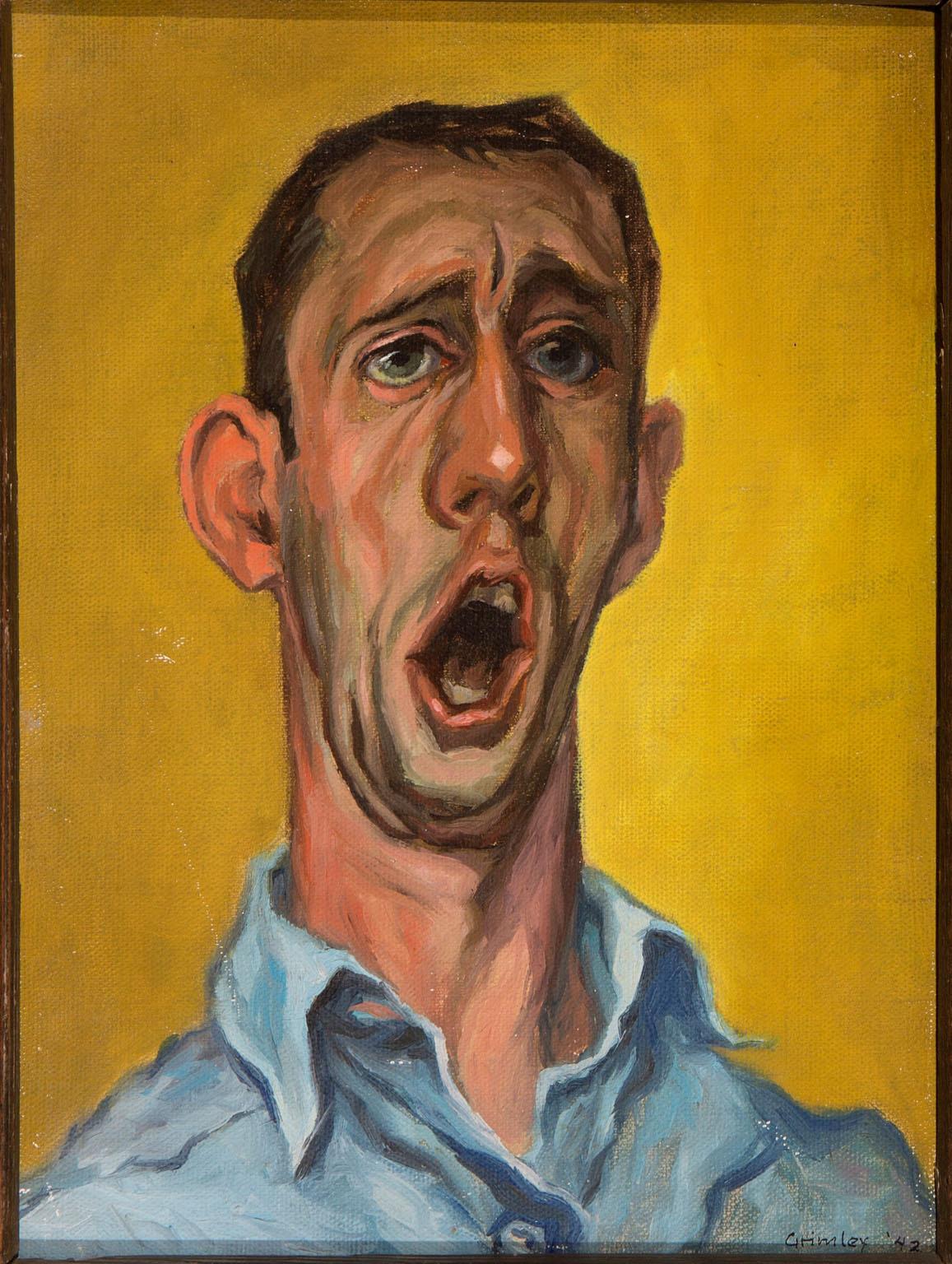 Oliver Grimley Portrait Painting - Self Portrait
