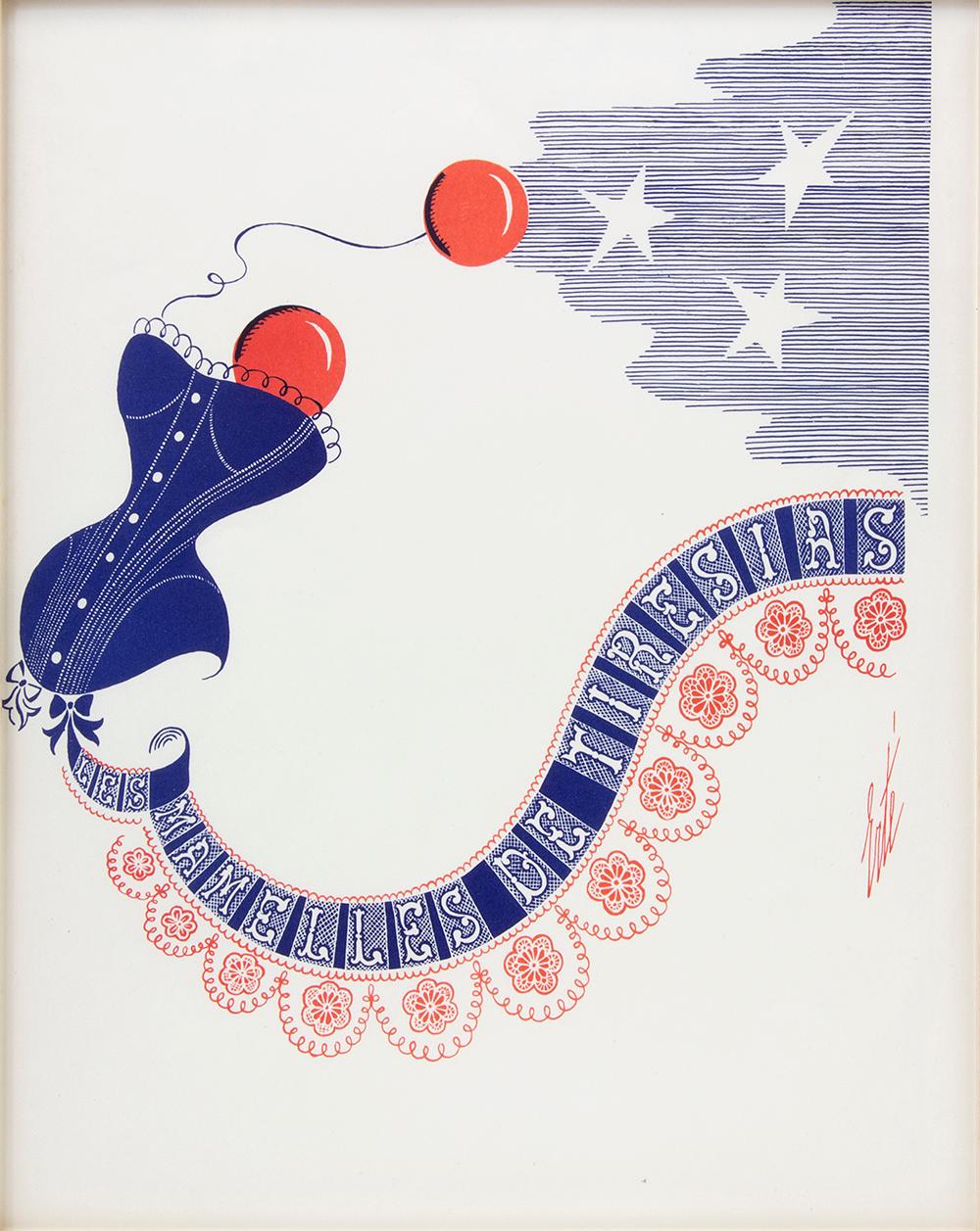 Les Mamelles de Tirésias. - Print di Erté