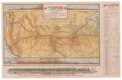 Antique Chicago Union Pacific and North Western Line, 1894