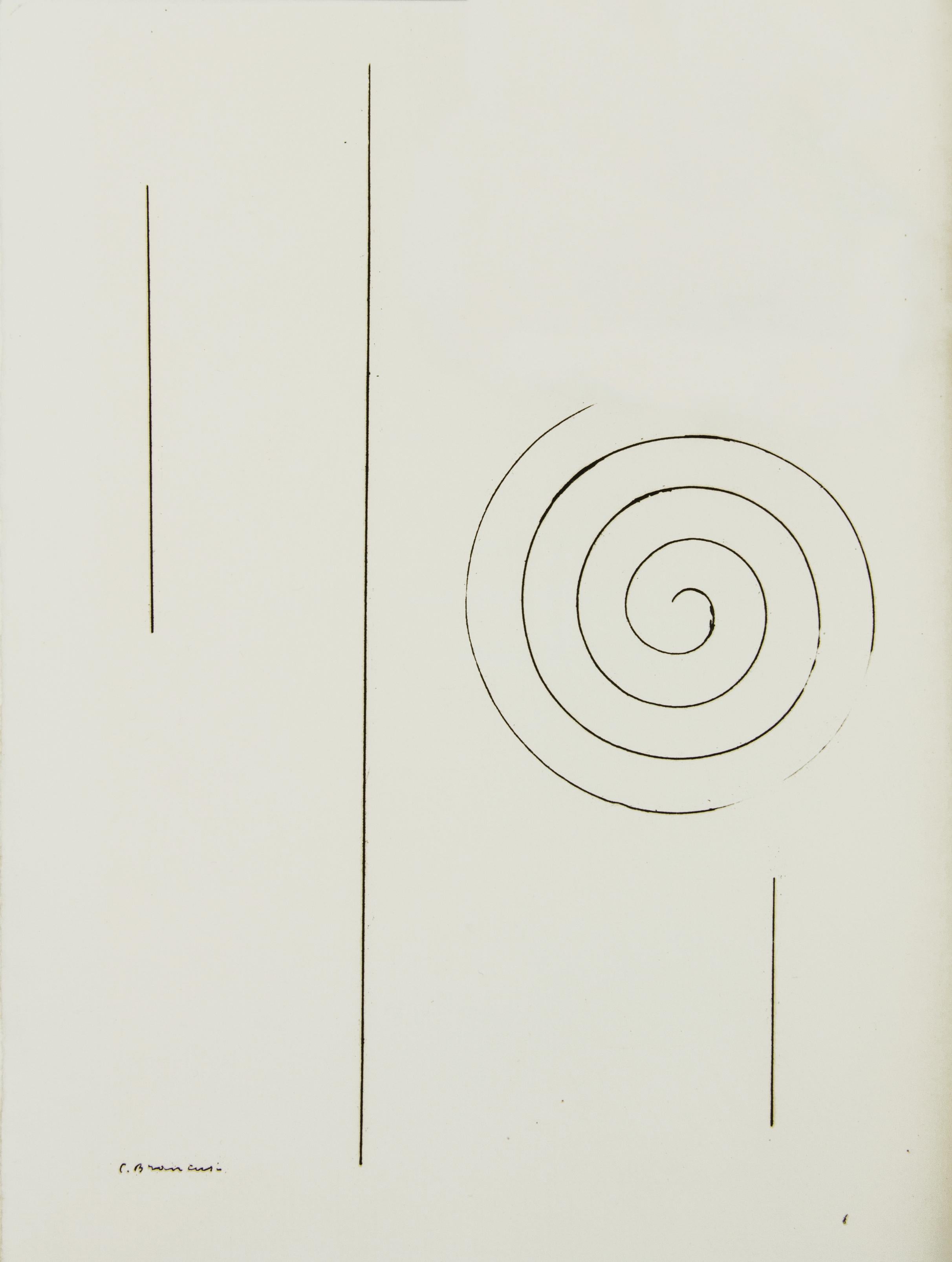Tales Told of Shem and Shaun.  - Art by Constantin Brancusi