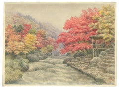 A river in autumn.