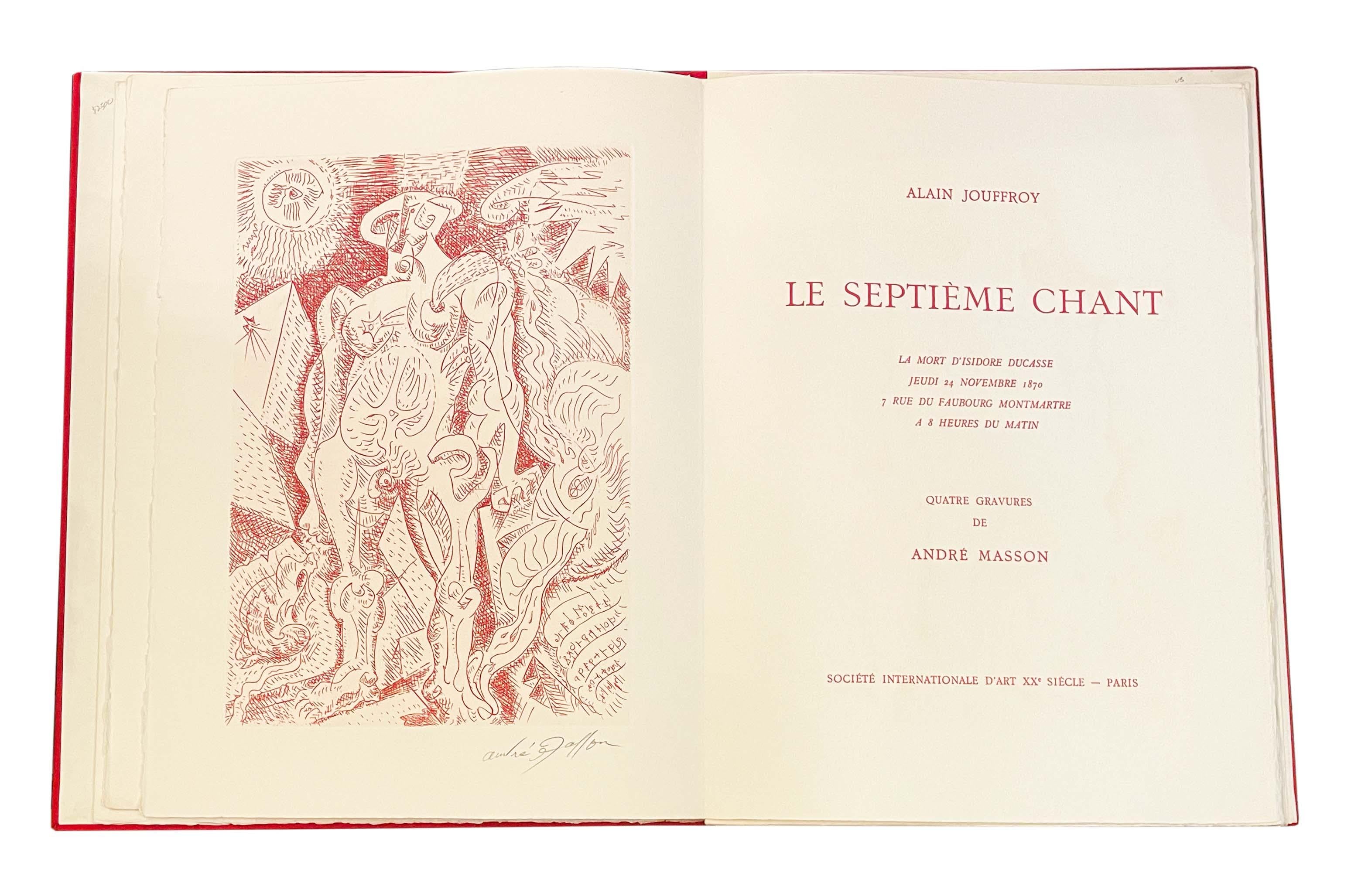 Le Septieme Chant. For Sale 3