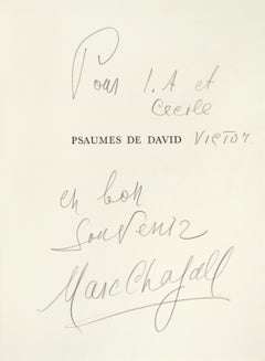 Psaumes de David with Original Drawing