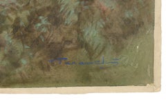 Fishing on a river in autumn.