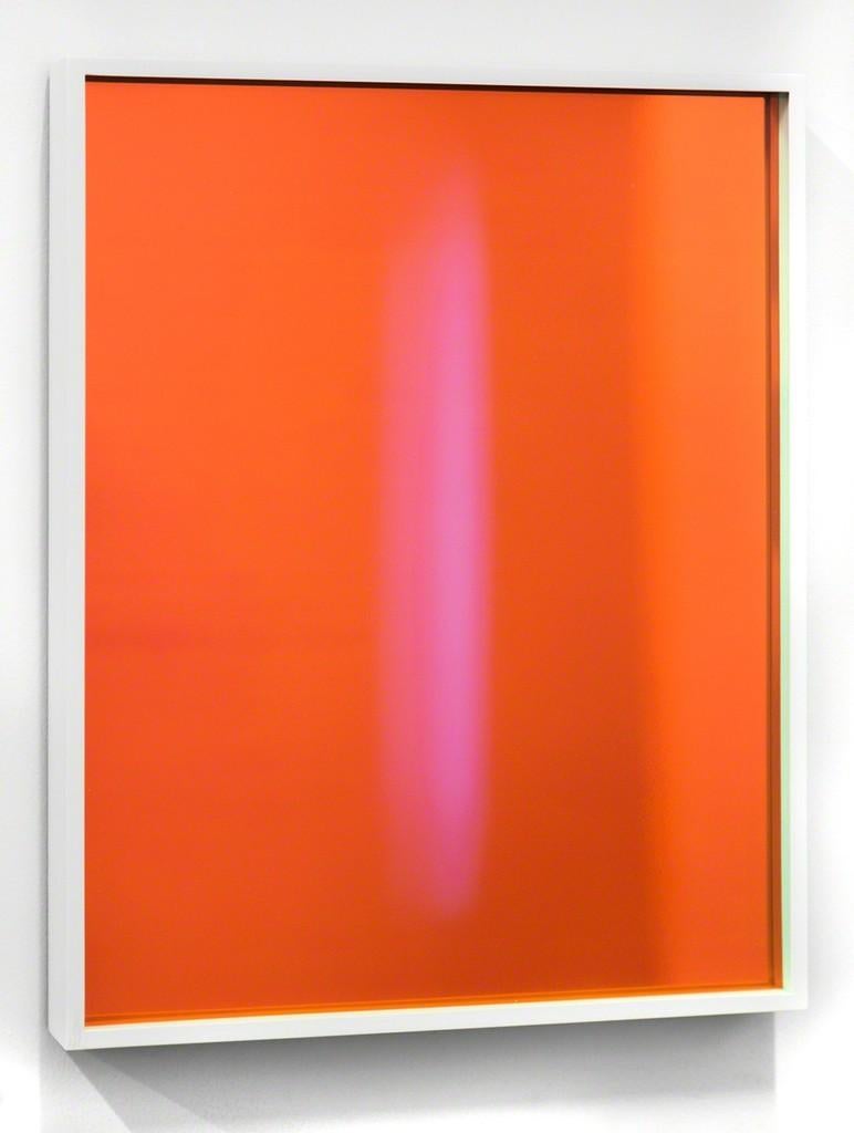 Ghost Vertical, 2015, Aaron Farley, Monochrome Print, Plexiglass, Aluminum For Sale 2