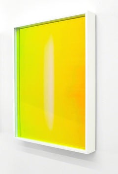 Ghost Vertical, 2015, Aaron Farley, Monochrome Print, Plexiglass, Aluminum