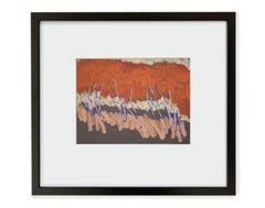 DR_20012 (Oil Pastel, toned paper, abstract landscape, peach/cream/lilac/orange)