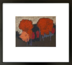 DR-20006 (landscape, abstract, toned paper, vibrant colors)