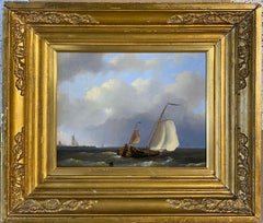 A fishing boat in choppy waters