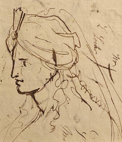 Portrait Sketch - Figurative study of a gentleman in a turban