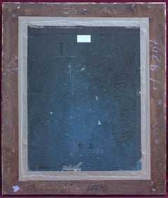 Lady in Middle-Age Suits, Pastel 19th Century