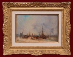 Marine Post Impressionist Painting 19th Century