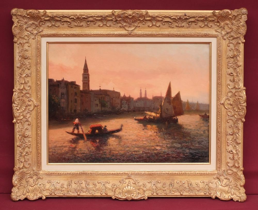 Venice Views in Pair, Paintings Post-impressionist 4