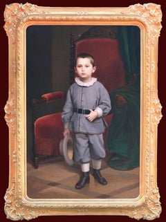 Antique Portrait of a boy 1865