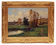 Landscape by the Pond 