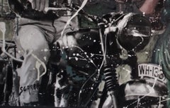 Large painting Hollywood Legends Marilyn Dean Mc Queen Hepburn