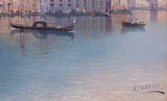 View of Venice - Painting 19th Century