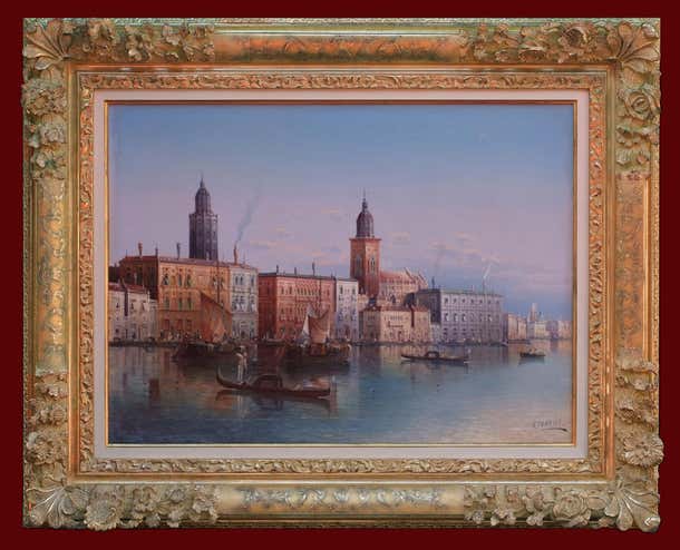 KAUFMANN Karl - View of Venice - Painting 19th Century For Sale at ...