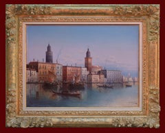 Vue de Venise - Peinture du 19ème siècle