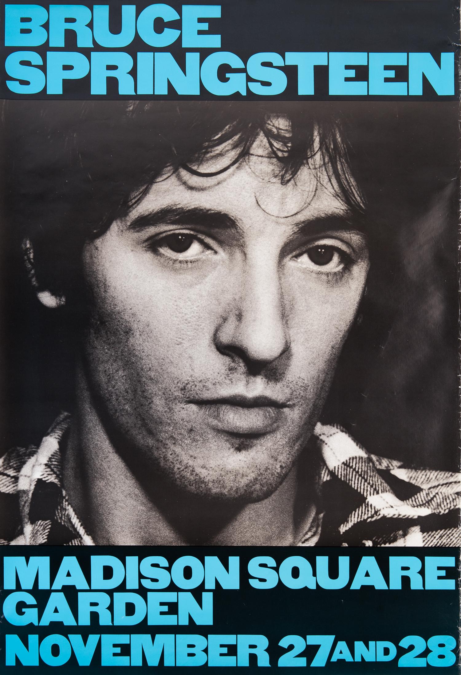 Bruce Springsteen Original Vintage The River Tour GIANT Poster - Art by Unknown