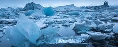 Eiswelt der Welt  - signierte limitierte Auflage - abstrakte Landschaft der bildenden Kunst