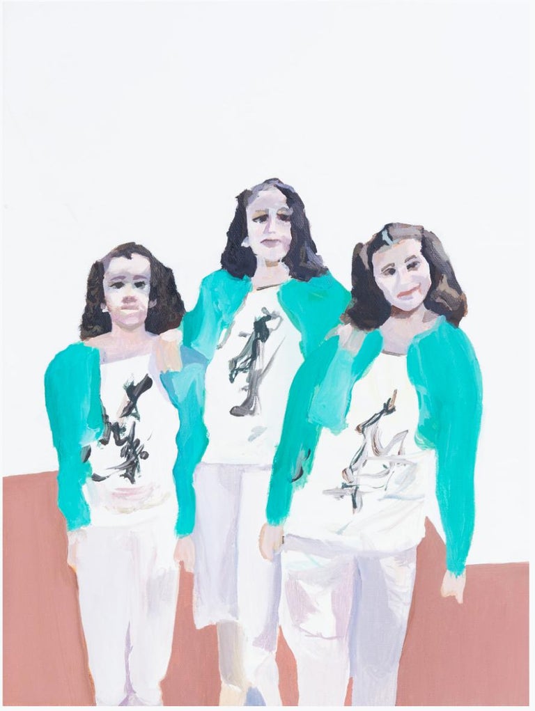 Katherine Russell ' Identikit ' oil on canvas For Sale at 1stDibs