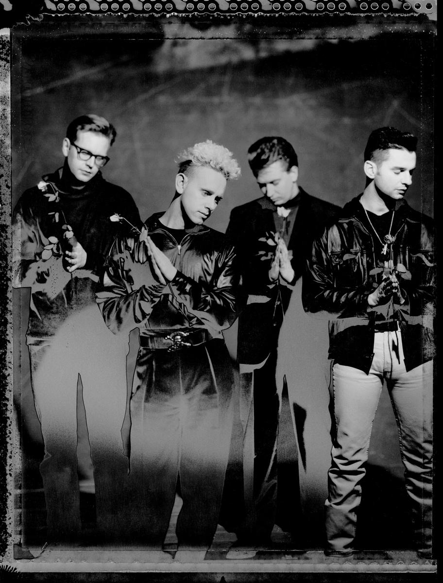 Kevin Westenberg Portrait Photograph – Depeche Mode - Signierter Limitierte Auflage Übergroßer Druck